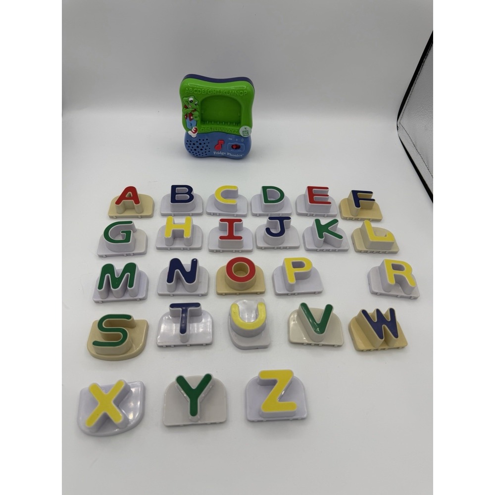 Leap Frog Fridge Phonics Alphabet Missing Letter Q Magnetic Letters Tested Works